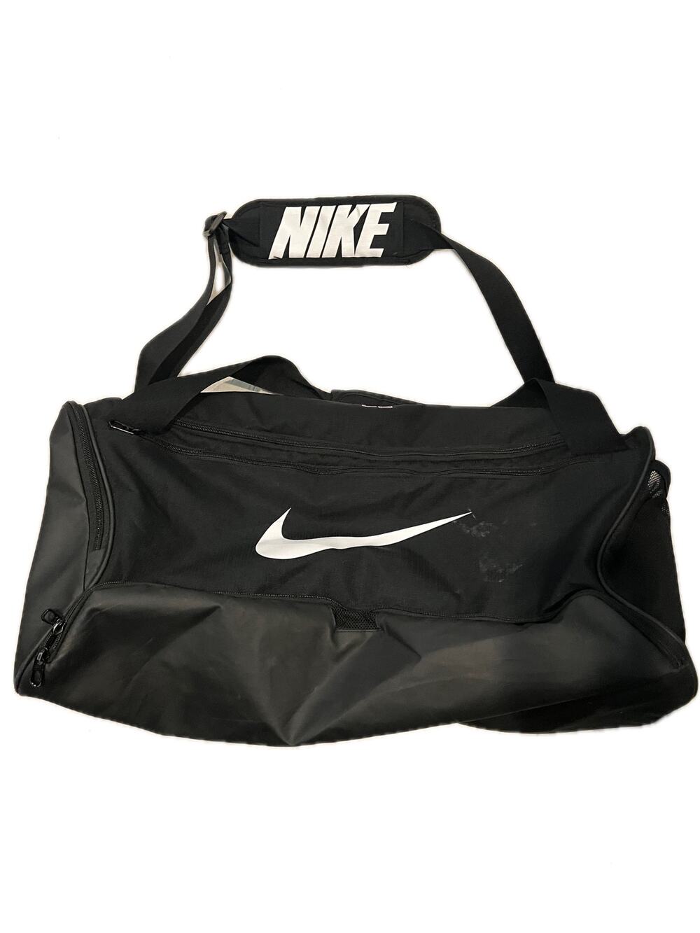 Nike Brasilia 9.5 Black Medium 60L Duffel Gym Bag